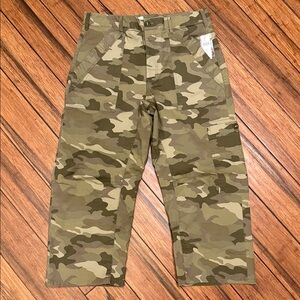 Anthropologie Pilcro New Sz 32 Barrel Camo Pants